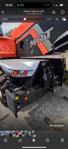 2025 Model MANITOU MRT 2660 İş Makinası Kameralı ve Klimalı